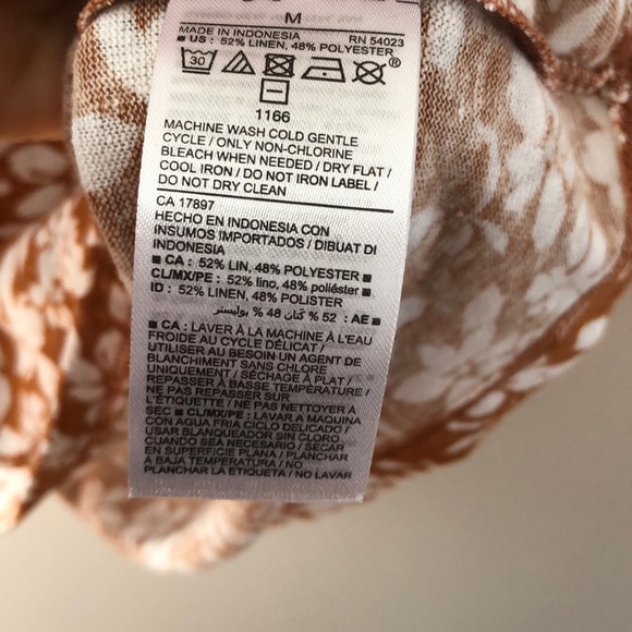 Old Navy Ruffled Linen-Blend One-Shoulder New - Picture 8 of 8